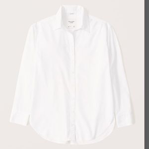 Oversized white button up